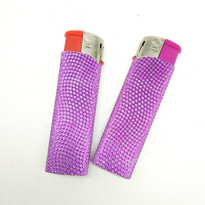 Factory Wholesale Europe Child Resistance Refillable Diamond Surface Electronic Lighter