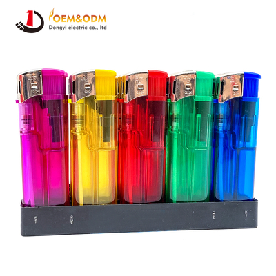Dongyi 2025 OEM 82mm Refillable Pretty Colors Lighters Cigar Smoking Electric Custom Logo Gas Cigarette Lighter