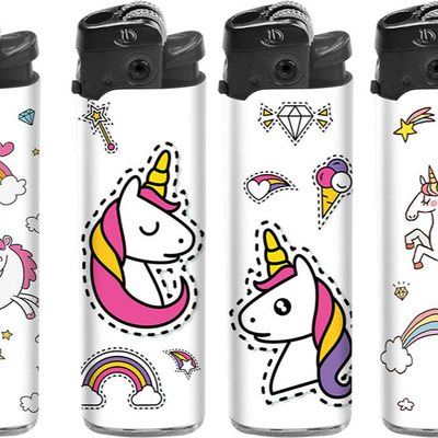 DY Brand  Cartoon Flint Cigarette Lighter