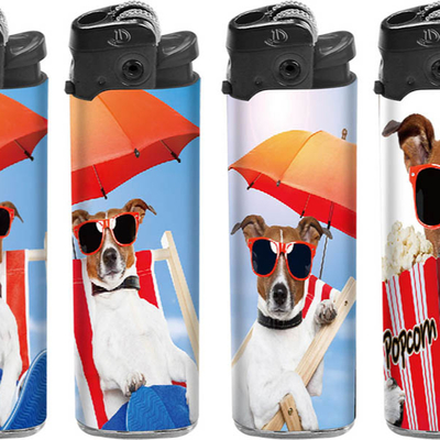 DY Brand  Cartoon Flint Cigarette Lighter