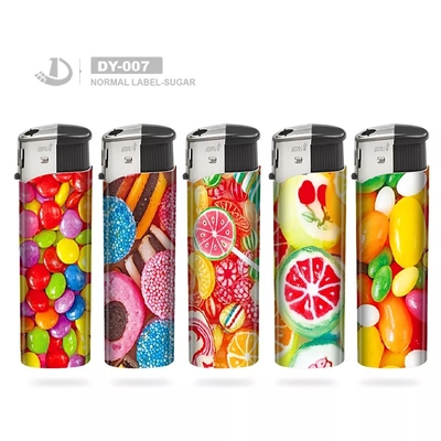 High Quality CR Children Resistance Eletronic Lighter With Sticker