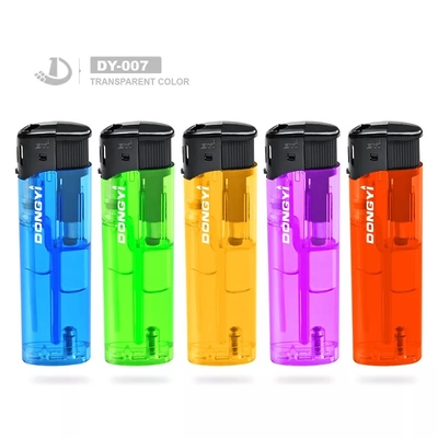 Factory Price Europe CR Refillable Solid Five Colors Colorful Windcap Electronic Lighter