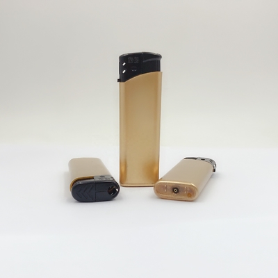 CR Wholesale Promotional Electric Gas Lighter with Frost Painting