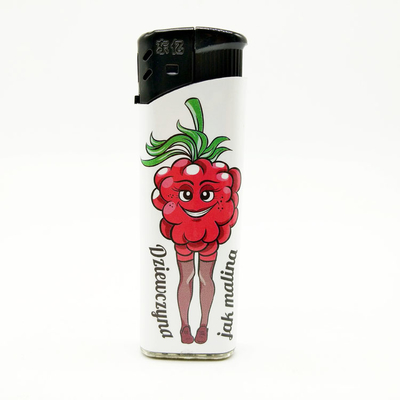 Manufacturer 81mm Transparent Five Colors Cigarette Lighter