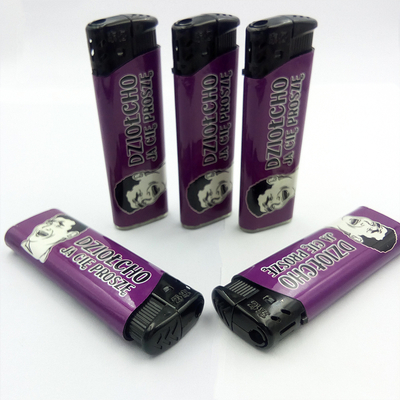 Manufacturer 81mm Transparent Five Colors Cigarette Lighter
