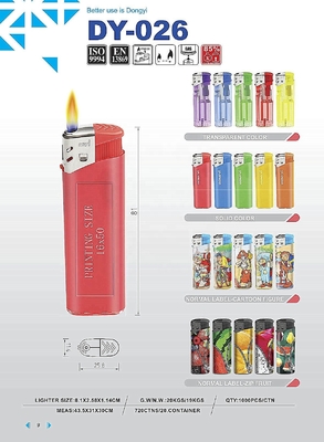 Manufacturer Supply 1.14cm Thickness Beautiful Wrapped Labels Cigarette Lighter