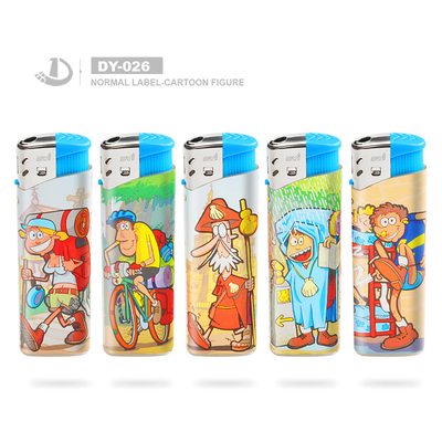 Different Styles High Quality Electric Lighter with Labels