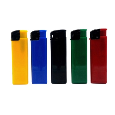 High Quality 8.2CM Length Solid Colors DY-055 Electric Gas Lighter