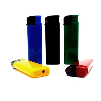 High Quality 8.2CM Length Solid Colors DY-055 Electric Gas Lighter