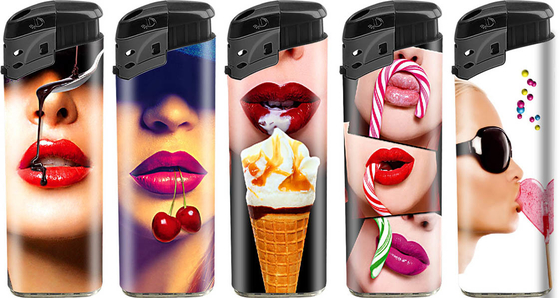 Dongyi ISO9994 Plastic Electronic Cigarette Cheap New Style logo Customized Portable Lighter DY-068