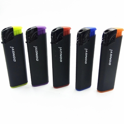 Black Windcap Colorful Press Button DY-068 Electric Gas Lighter