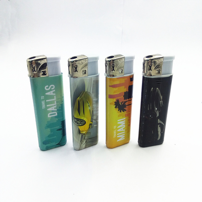 Super Car Sticker Electronic Gas Custom Lighter