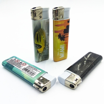 Super Car Sticker Electronic Gas Custom Lighter